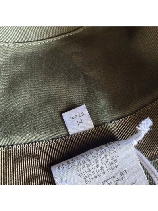 NWT GUCCI Green Double G Distressed Bucket Hat $990 Sz M main image 11